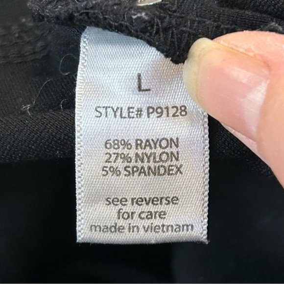 Active USA 5 Pockets Skinny Ponte Pants black - Picture 3 of 10